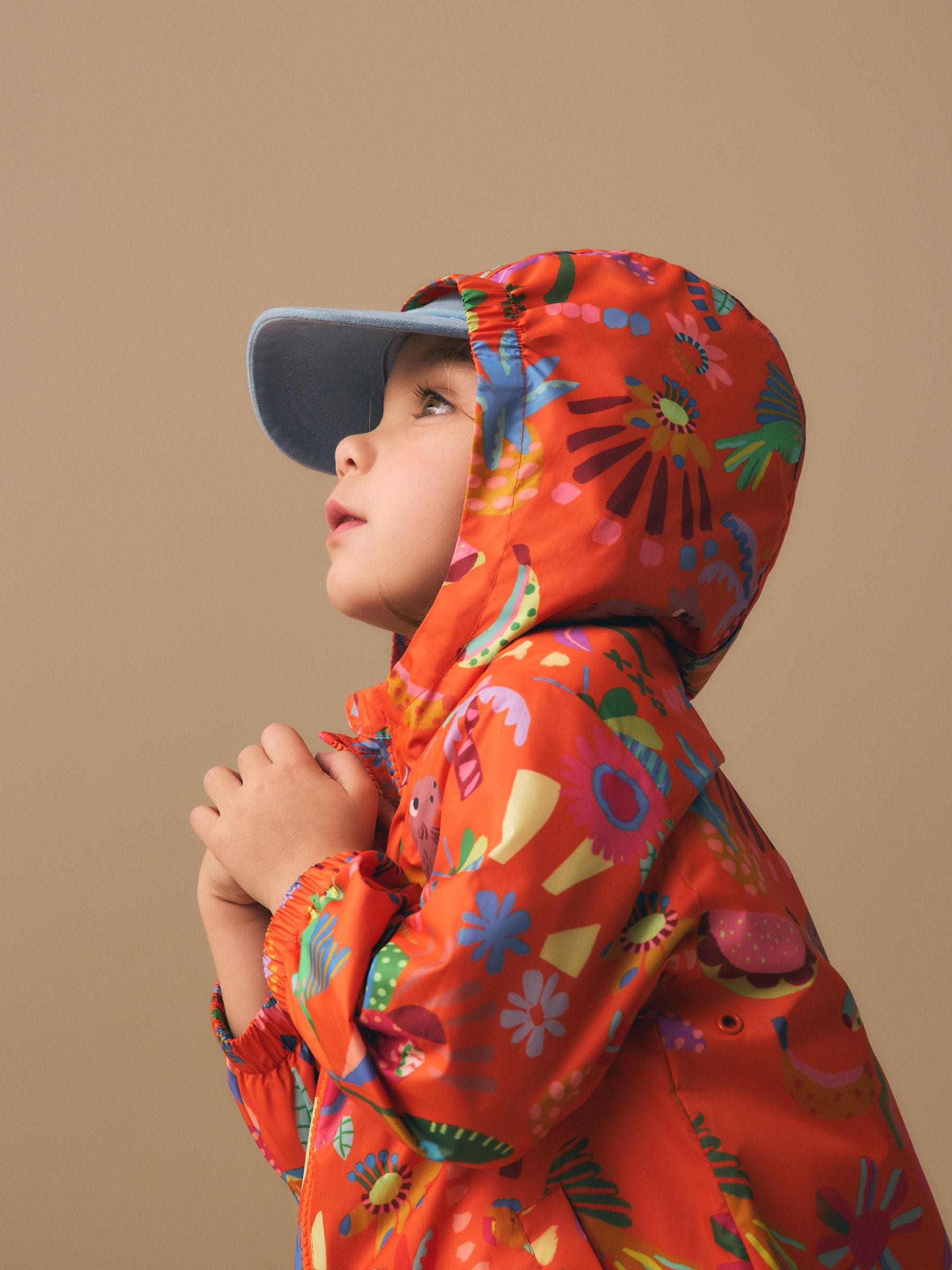 Dsiney Kidz - Orange Character Shower Resistant Printed Raincoat (3mths-7yrs) image 4