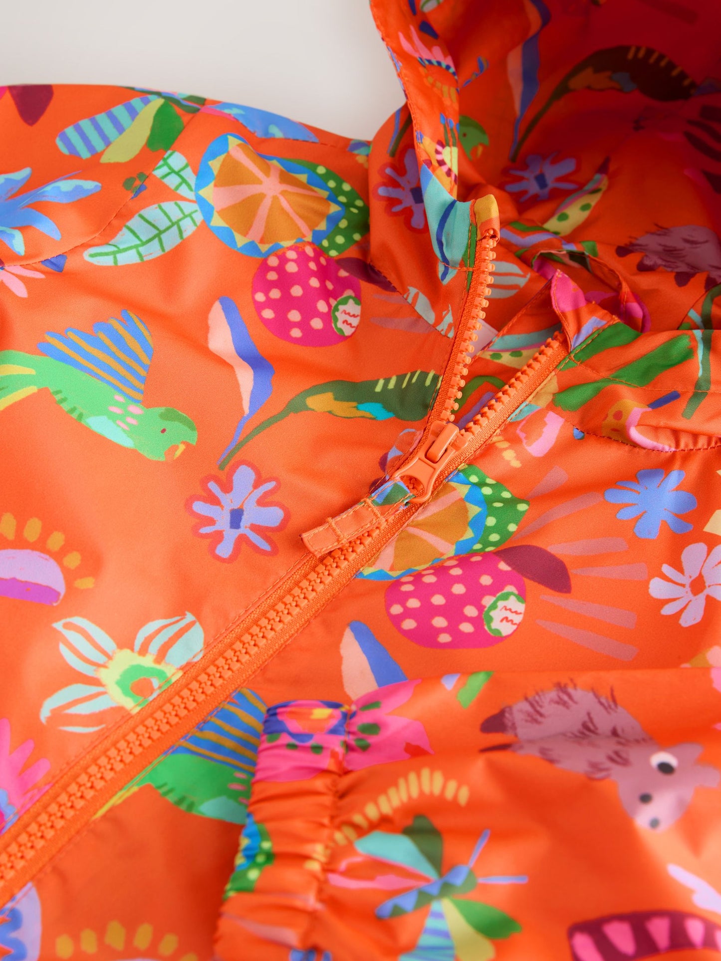 Dsiney Kidz - Orange Character Shower Resistant Printed Raincoat (3mths-7yrs) image 9