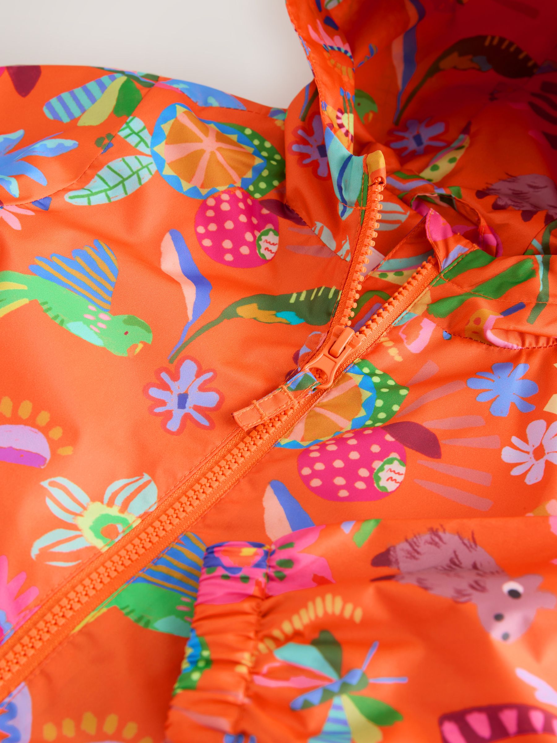 Dsiney Kidz - Orange Character Shower Resistant Printed Raincoat (3mths-7yrs) image 9