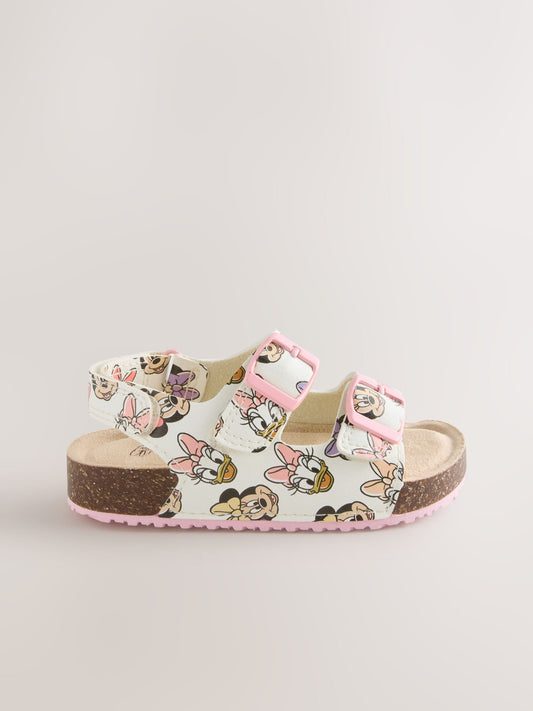 Pink Standard Fit (F) Minnie Mouse Corkbed Double Two Strap Sandals image 2