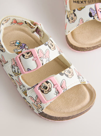 Pink Standard Fit (F) Minnie Mouse Corkbed Double Two Strap Sandals image 5