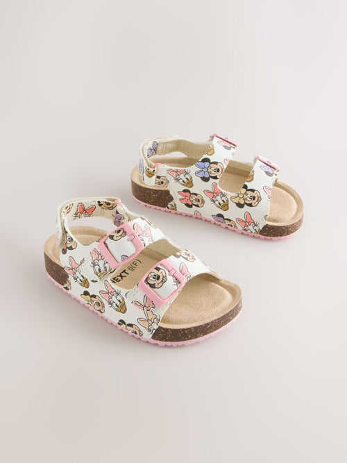 Pink Standard Fit (F) Minnie Mouse Corkbed Double Two Strap Sandals image 1
