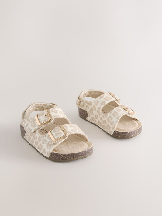 Animal Wide Fit (G) Double Buckle Cushioned Footbed Sandals image 1