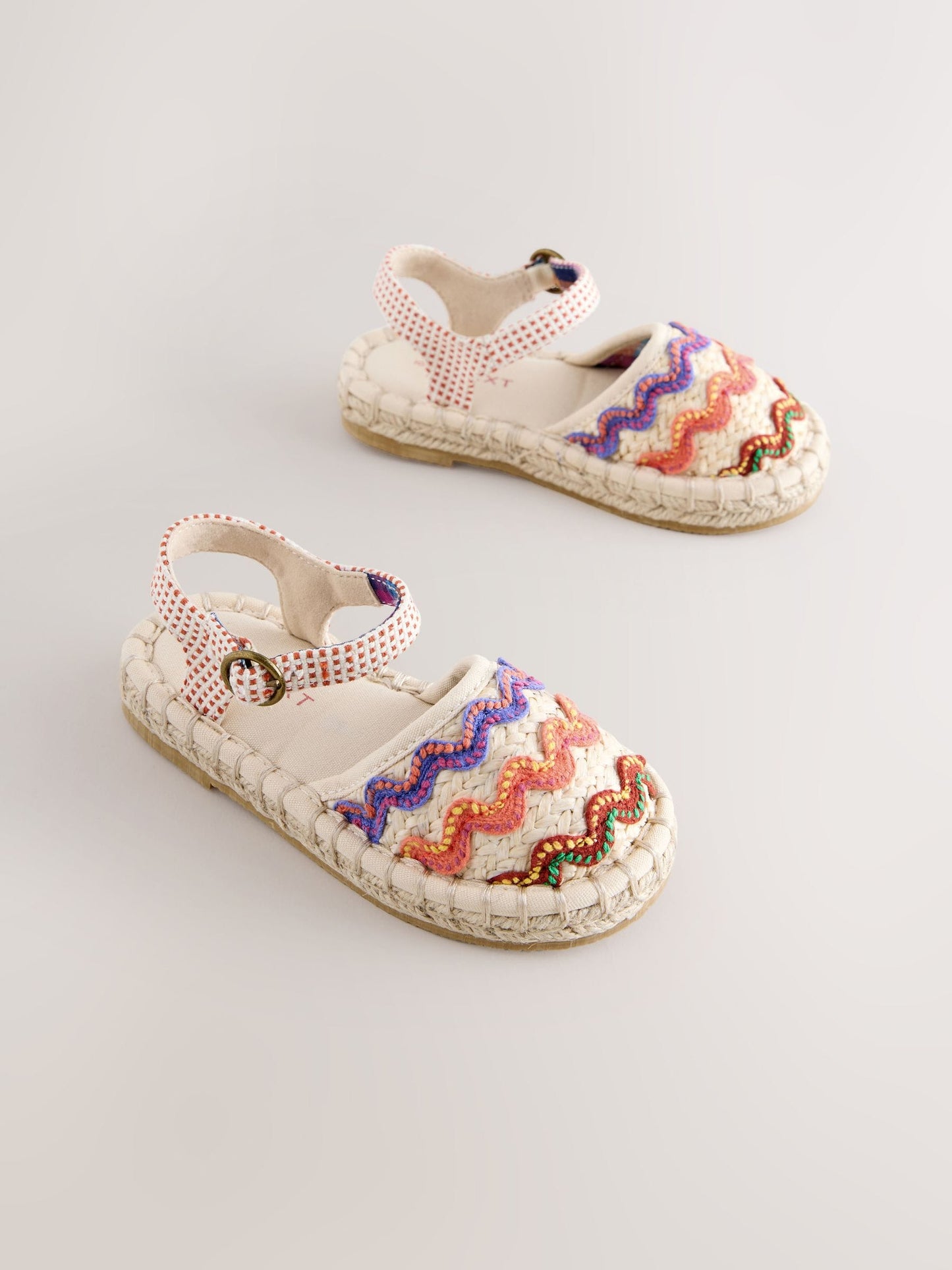Neutral Ric Rac Espadrille Sandals image 2