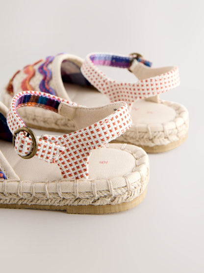 Neutral Ric Rac Espadrille Sandals image 6