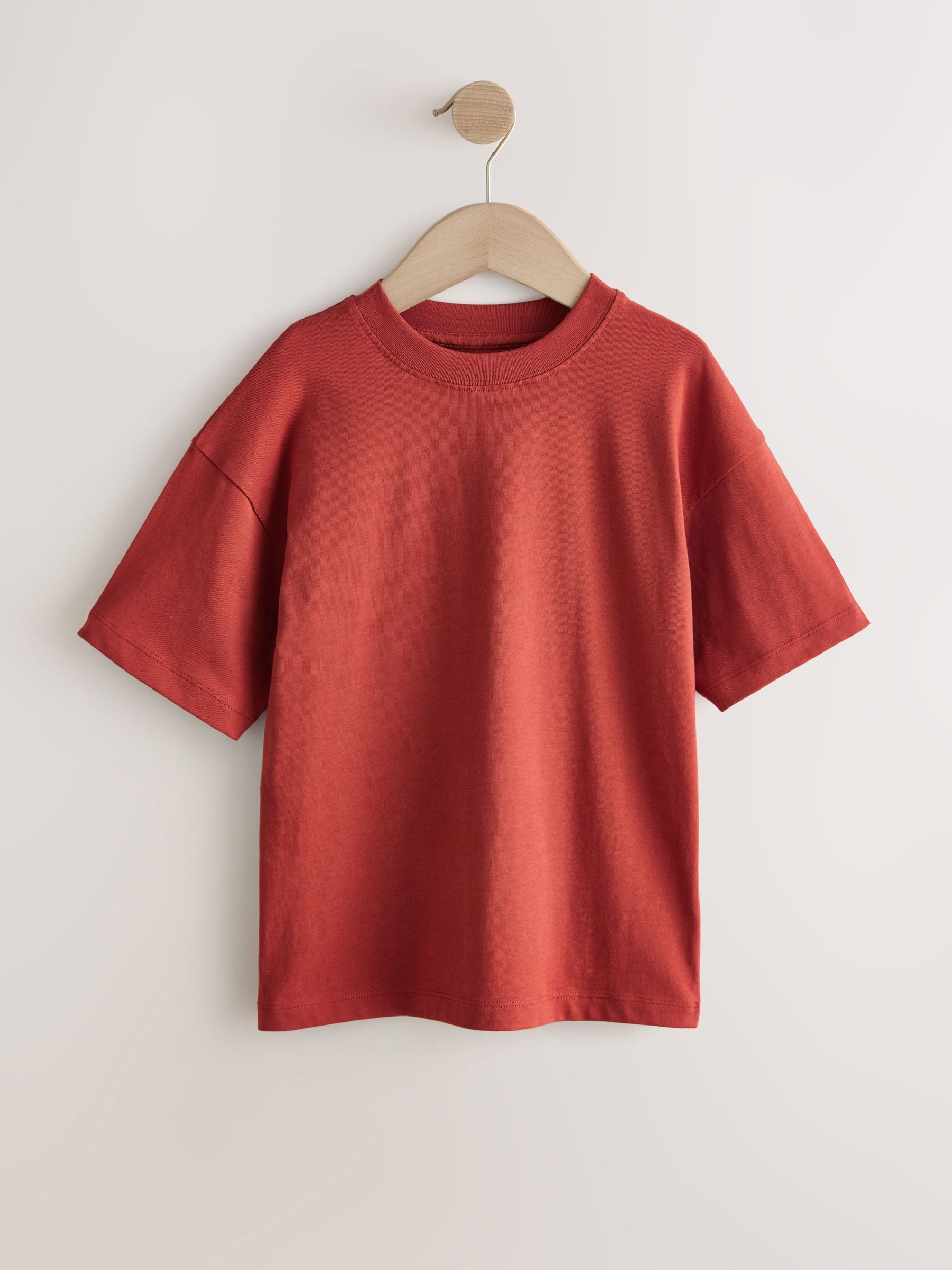 Dsiney Kidz - Rust Red Relaxed Fit Short Sleeve T-Shirt (3-16yrs) image 1