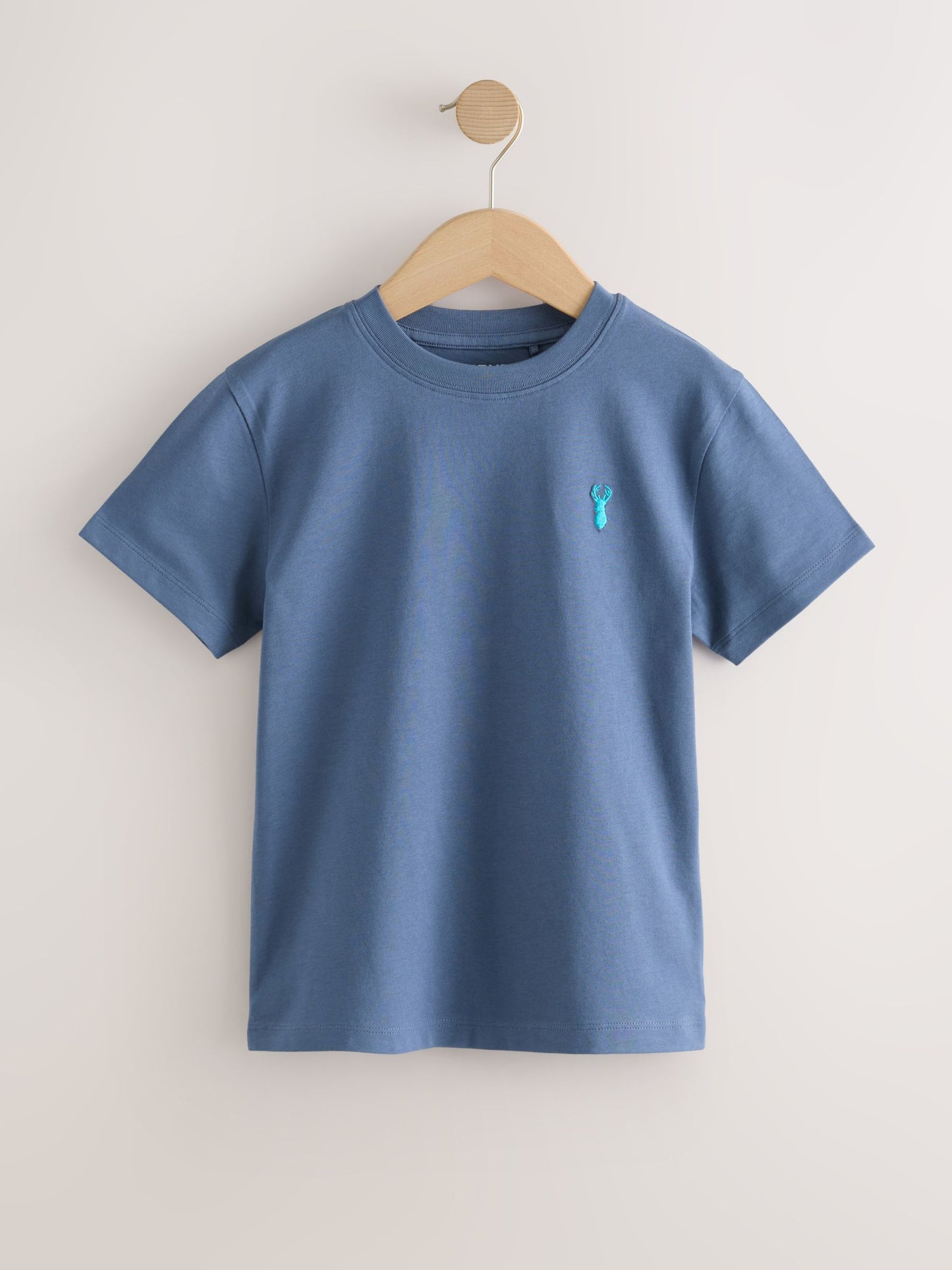 Dsiney Kidz - Mid Blue Stag Regular Fit Short Sleeve T-Shirt (3-16yrs) image 1