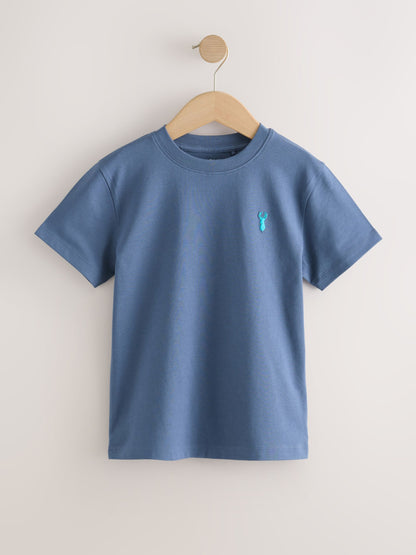 Dsiney Kidz - Mid Blue Stag Regular Fit Short Sleeve T-Shirt (3-16yrs) image 1