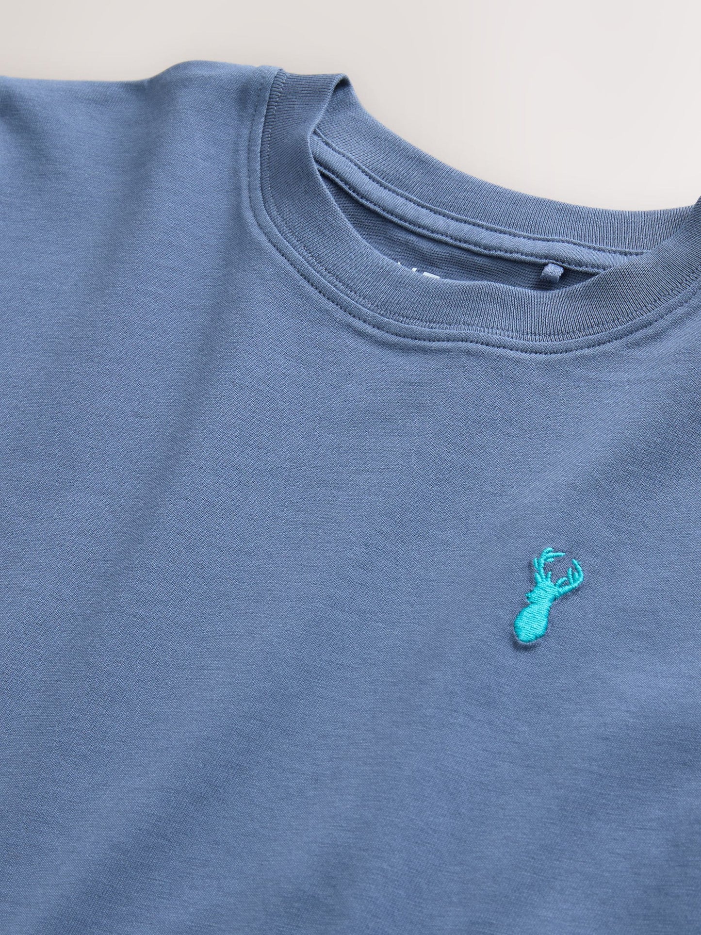 Dsiney Kidz - Mid Blue Stag Regular Fit Short Sleeve T-Shirt (3-16yrs) image 3