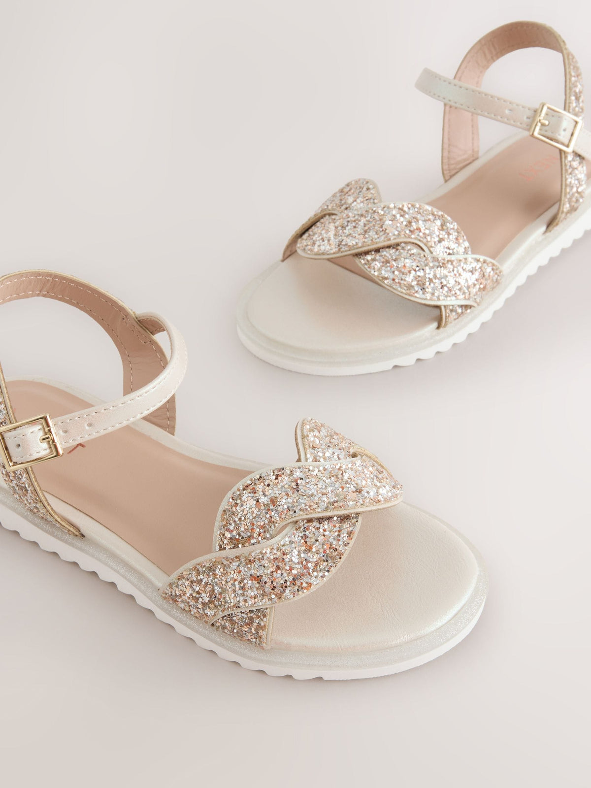 Dsiney Kidz - Gold Glitter Occasion Sandals image 4