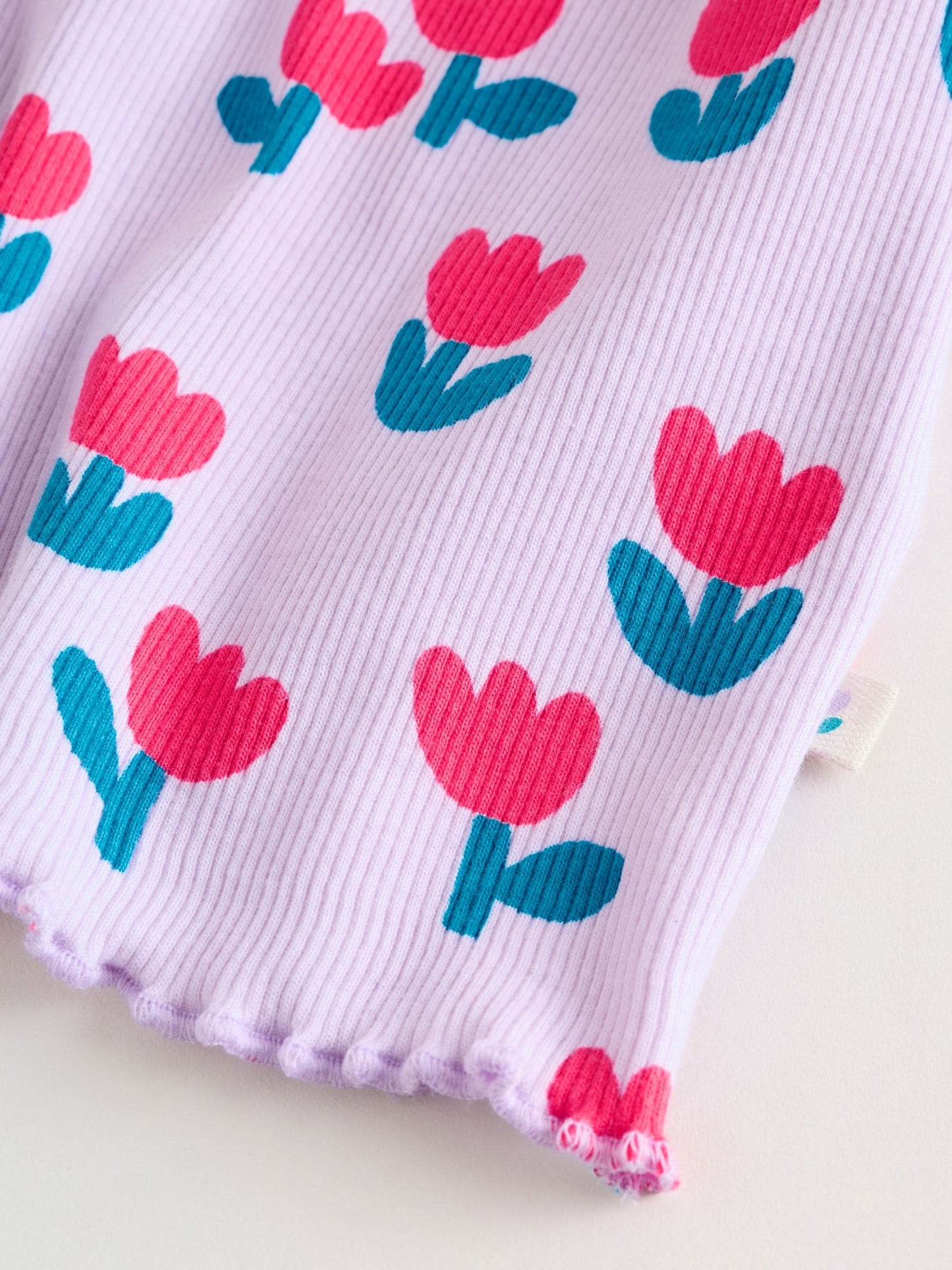 Purple Flower Baby Top and Leggings Set 2 Piece (0mths-2yrs) image 3