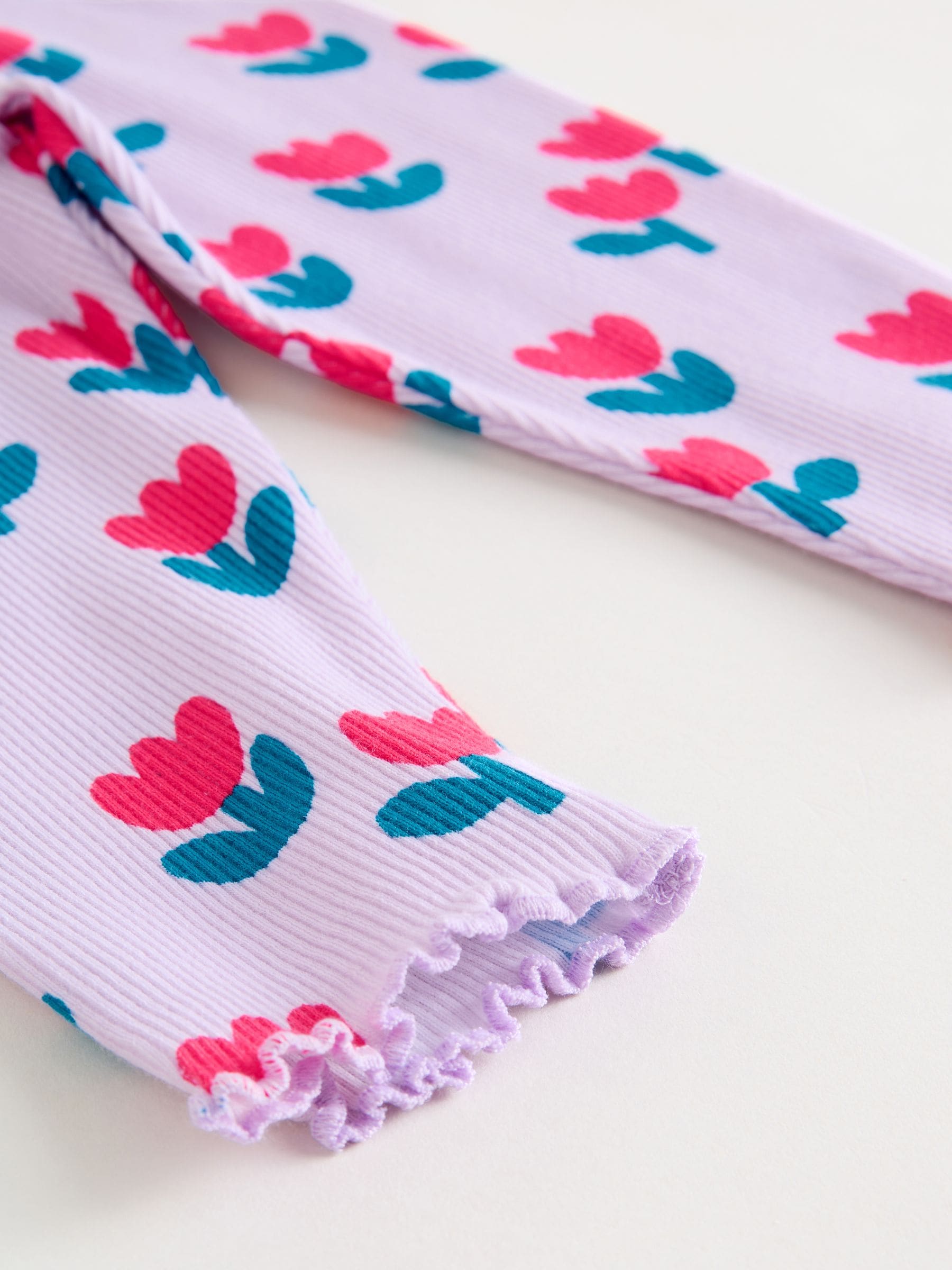 Purple Flower Baby Top and Leggings Set 2 Piece (0mths-2yrs) image 5