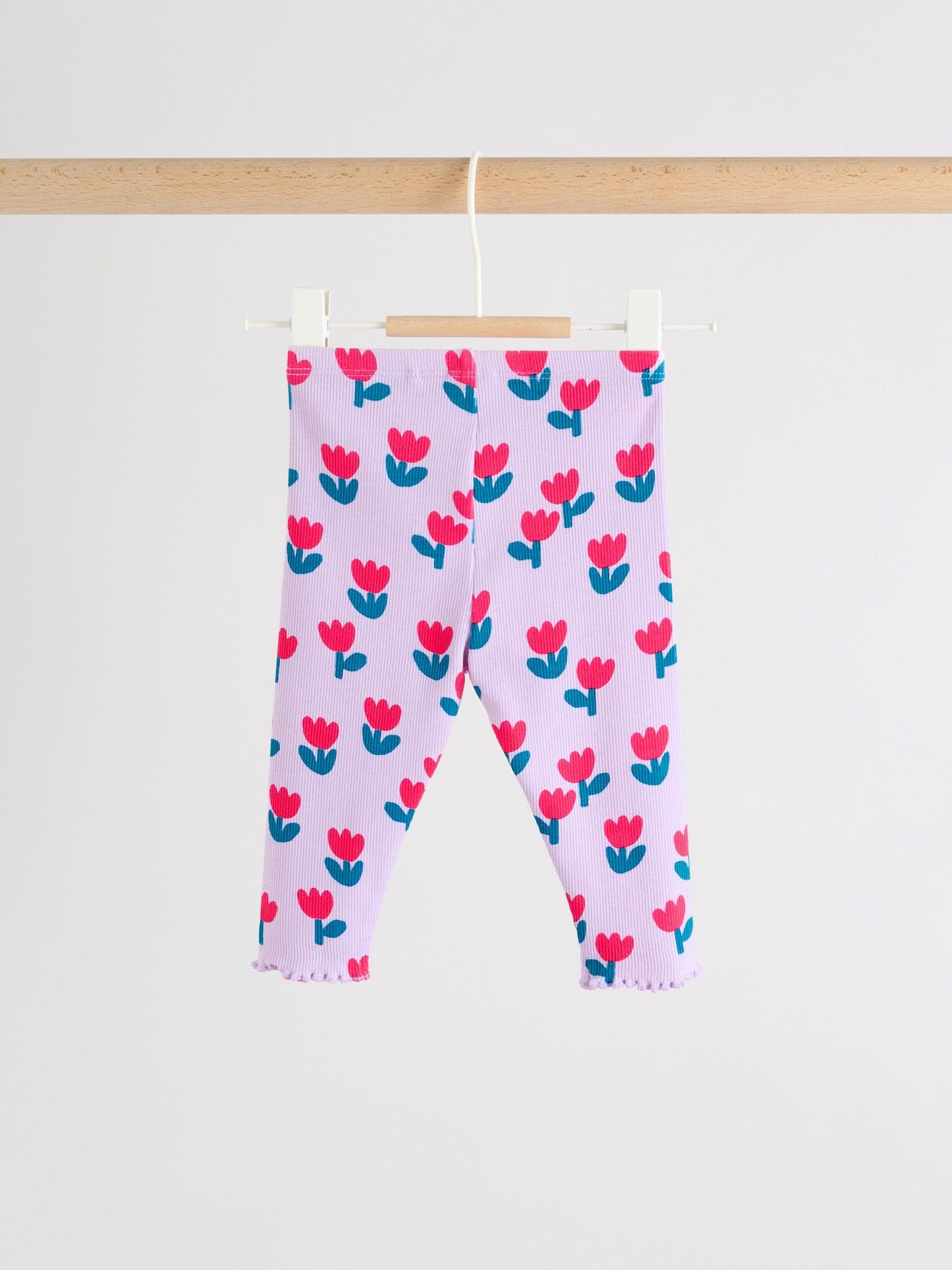 Purple Flower Baby Top and Leggings Set 2 Piece (0mths-2yrs) image 5