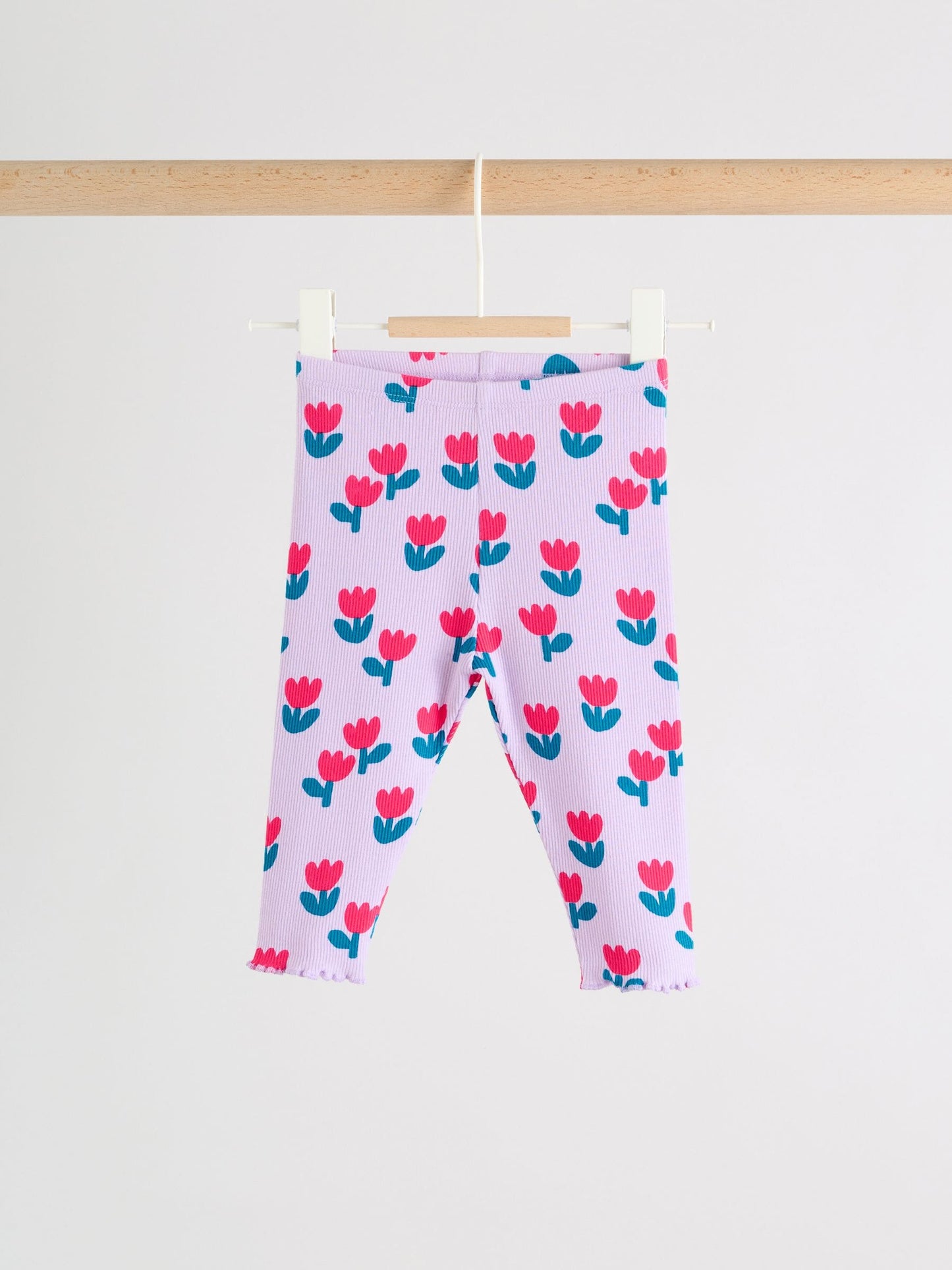 Purple Flower Baby Top and Leggings Set 2 Piece (0mths-2yrs) image 6