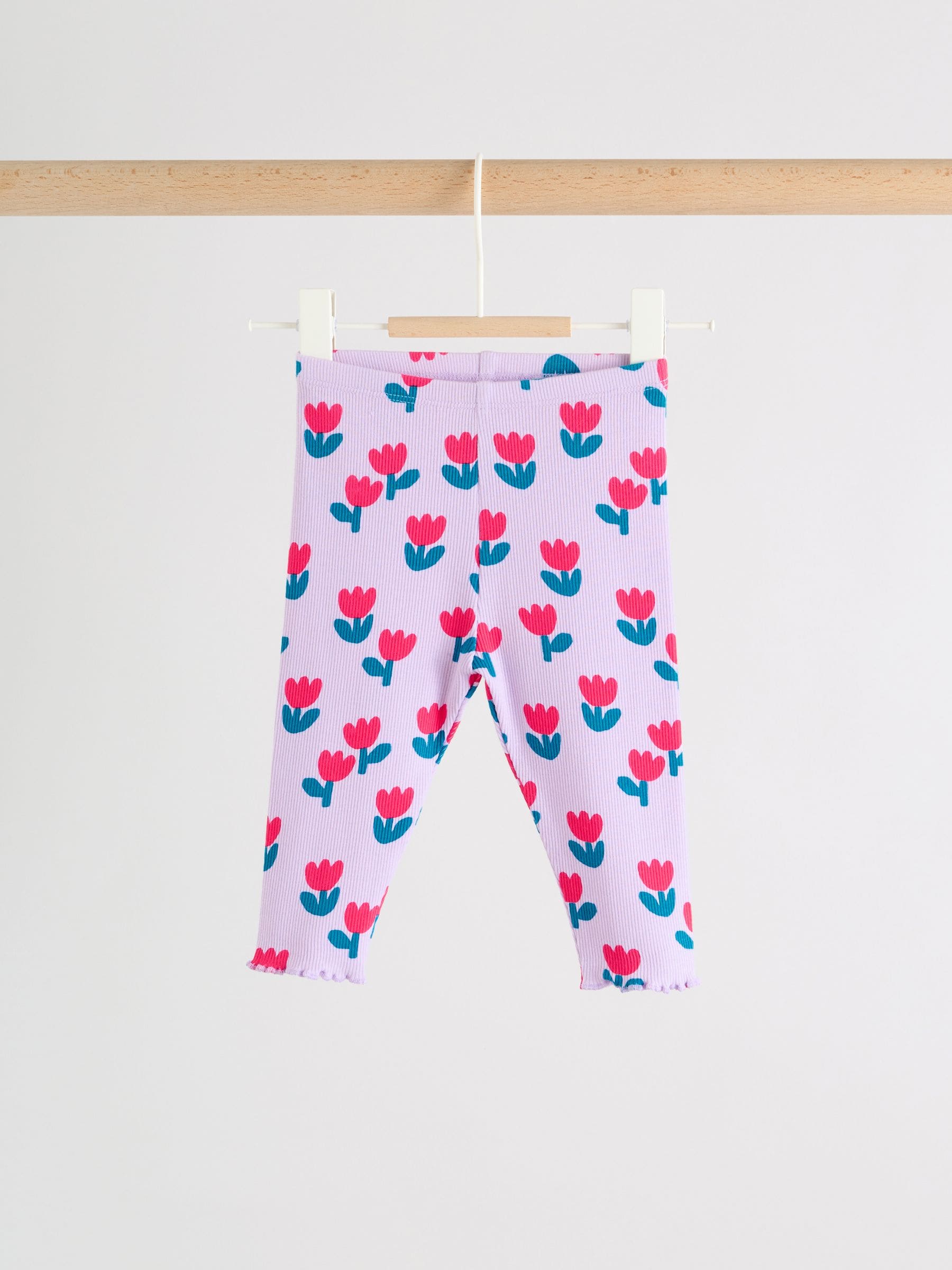 Purple Flower Baby Top and Leggings Set 2 Piece (0mths-2yrs) image 6