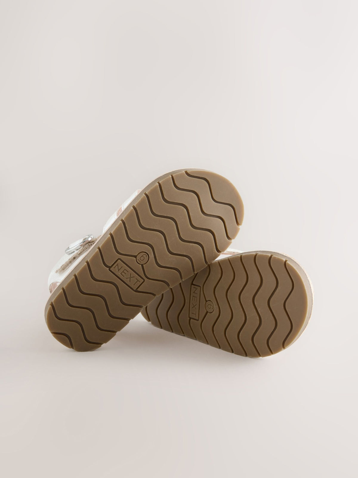 Dsiney Kidz - White Standard Fit (F) Heart Occasion Sandals image 4