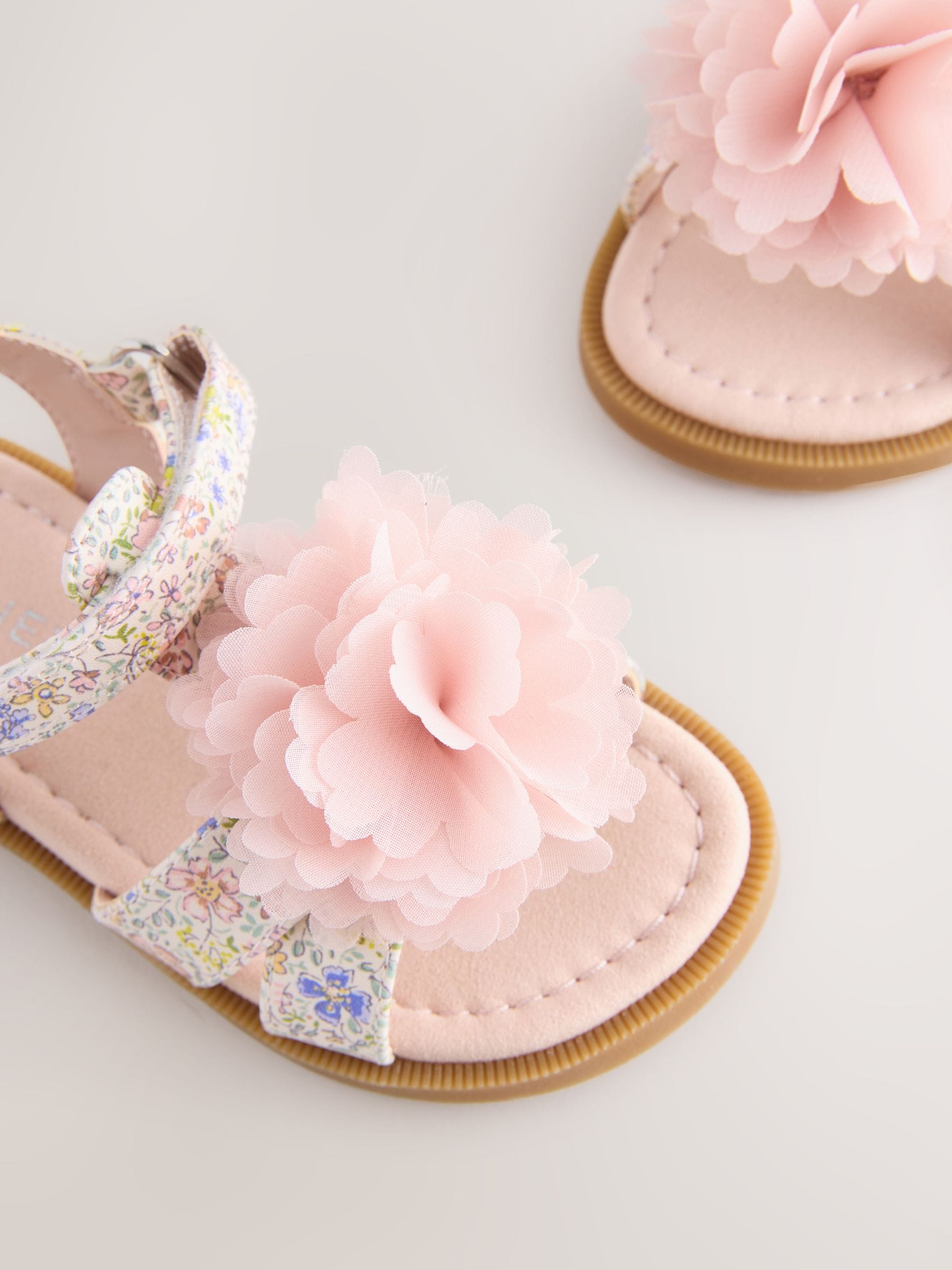 Pink Flower Corsage Sandals image 3