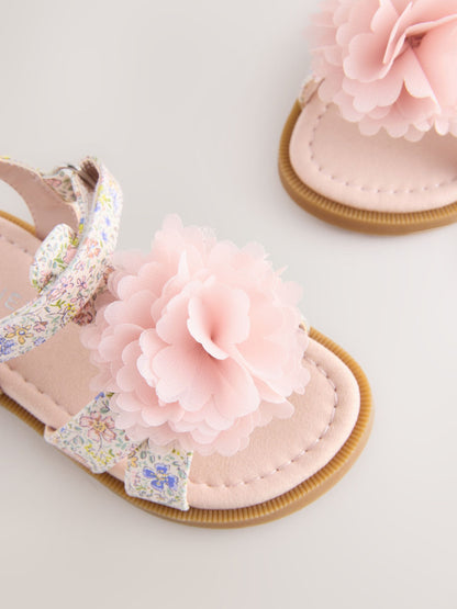 Pink Flower Corsage Sandals image 3