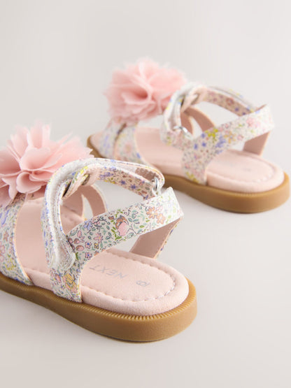 Pink Flower Corsage Sandals image 4