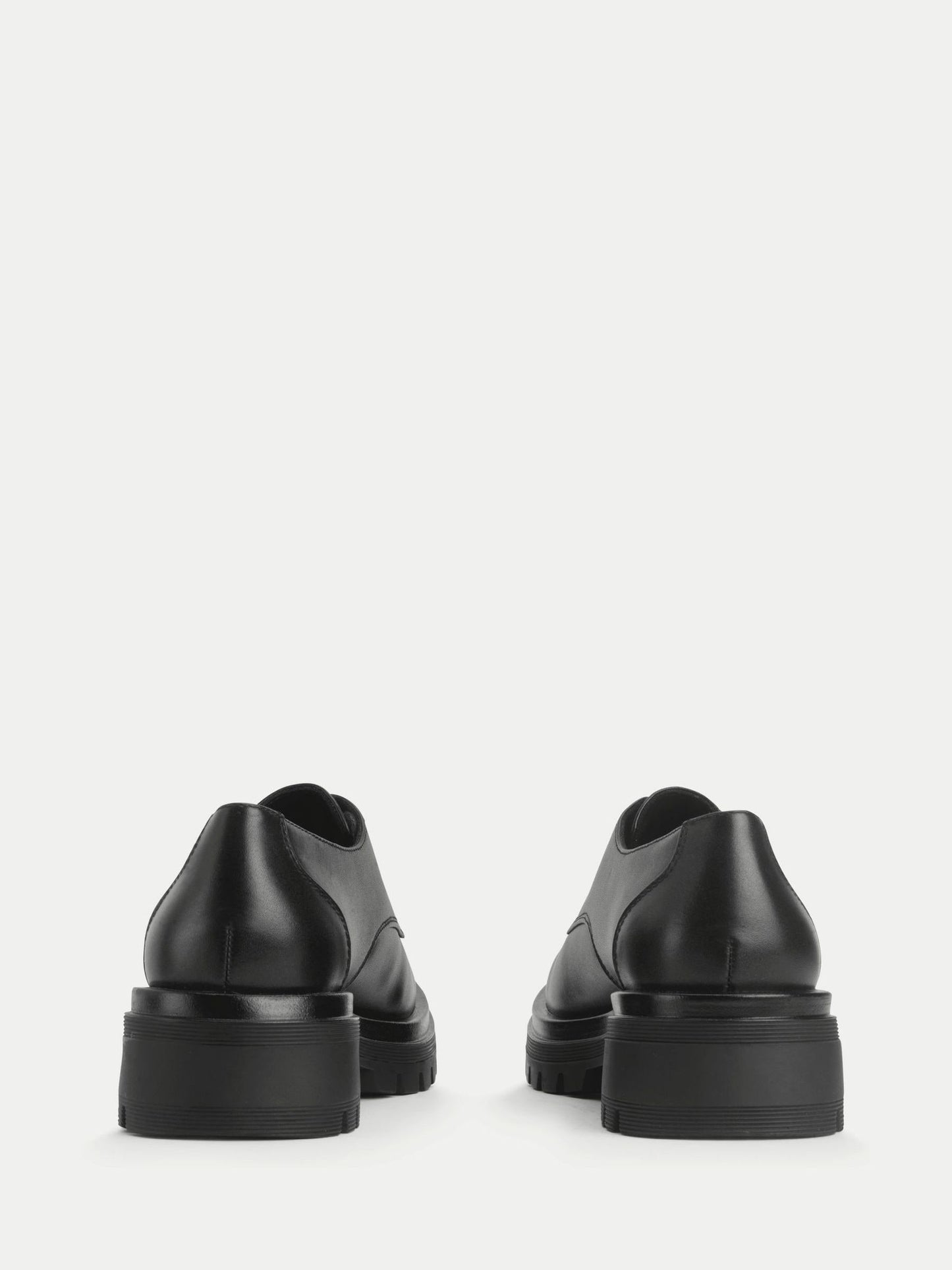 Start Rite Black Leather Barcelona Chunky Lace Up Angry Angels Senior School Shoes image 4
