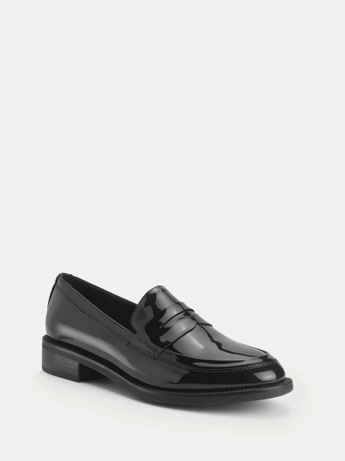 Start Rite Black Patent Milan Loafer Style School Shoes image 2