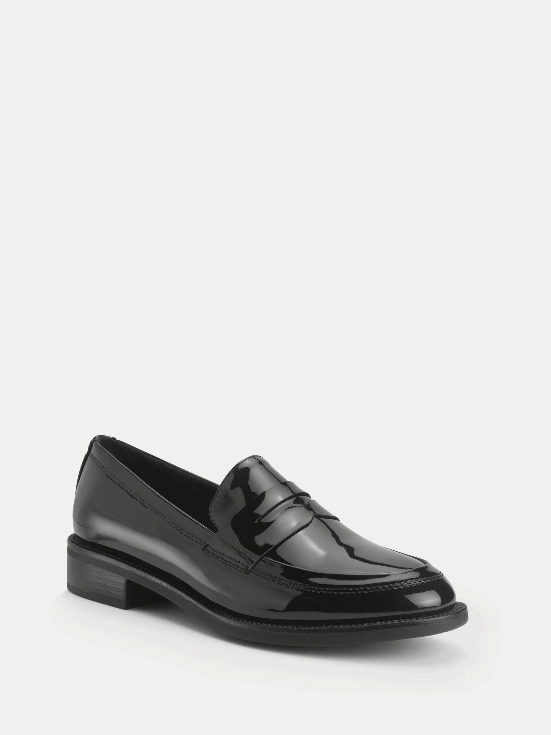 Start Rite Black Patent Milan Loafer Style School Shoes image 2
