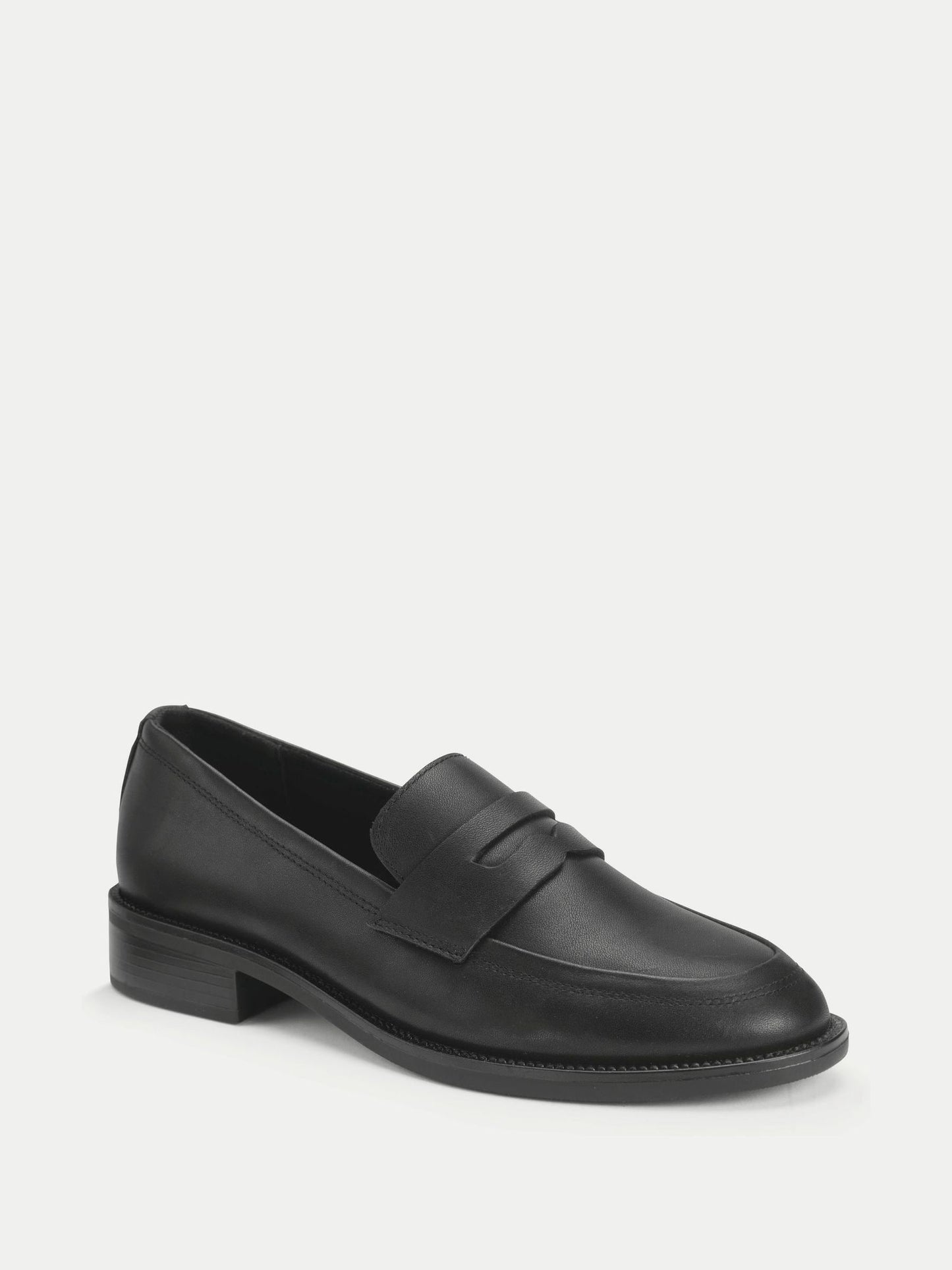 Start Rite Black Leather Milan Loafer Style School Shoes image 2