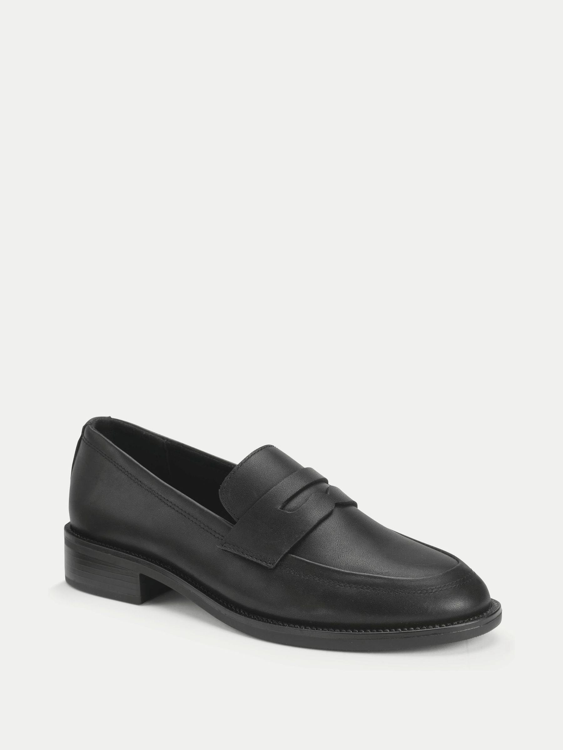 Start Rite Black Leather Milan Loafer Style School Shoes image 2