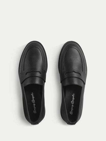Start Rite Black Leather Milan Loafer Style School Shoes image 4