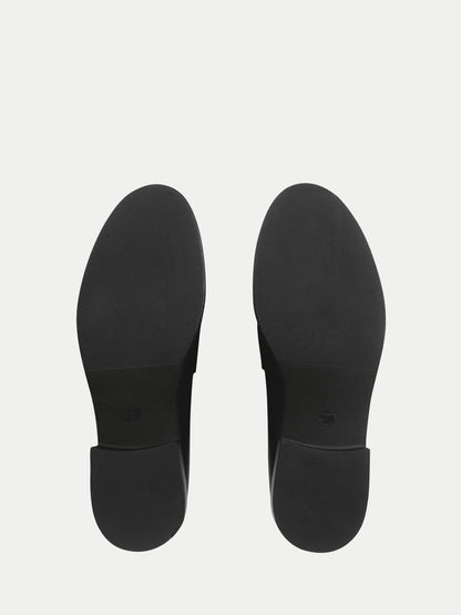 Start Rite Black Leather Milan Loafer Style School Shoes image 5
