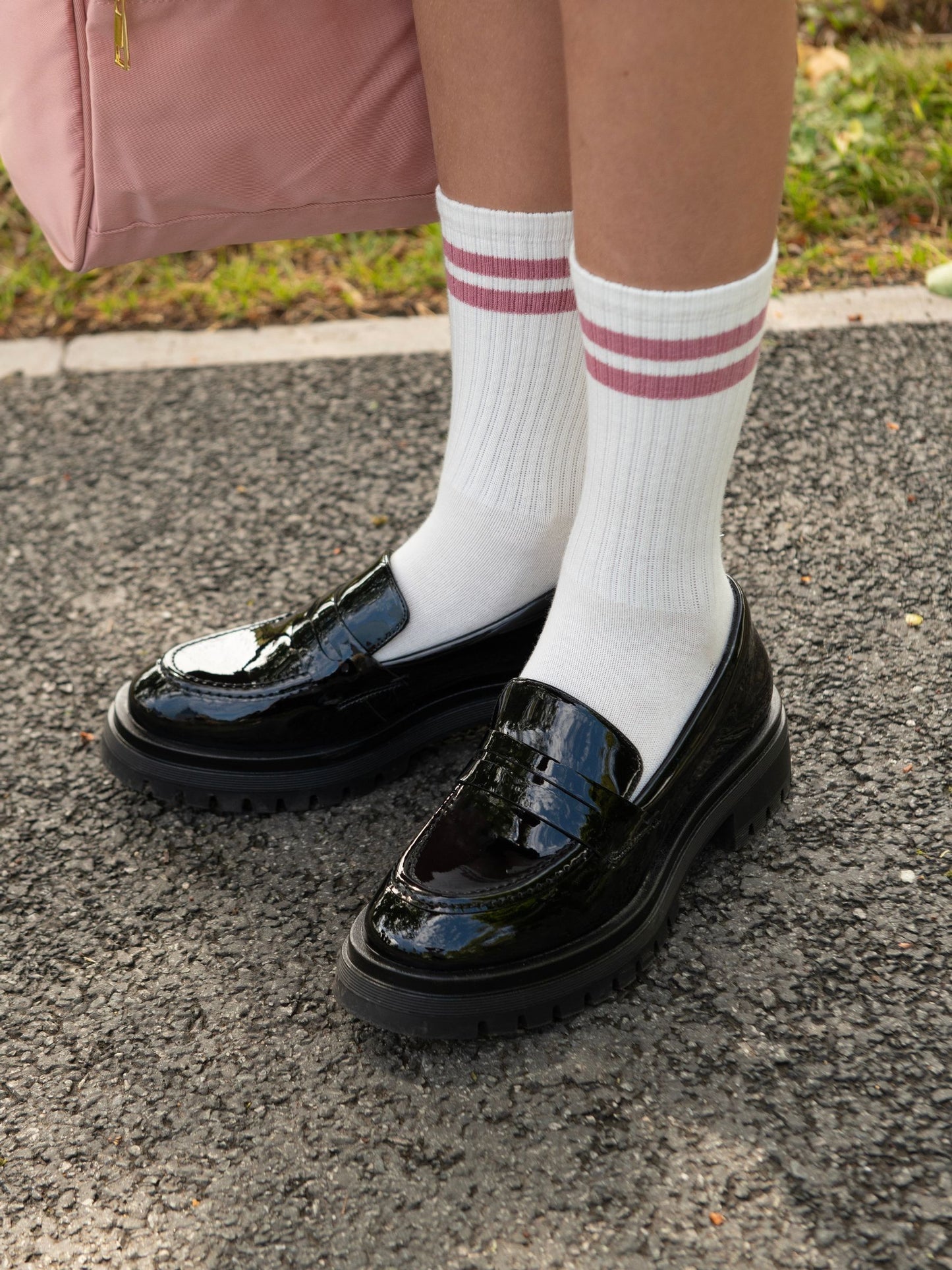 Start Rite Black Patent Paris Slip On Loafer Style Angry Angels Shoes image 1