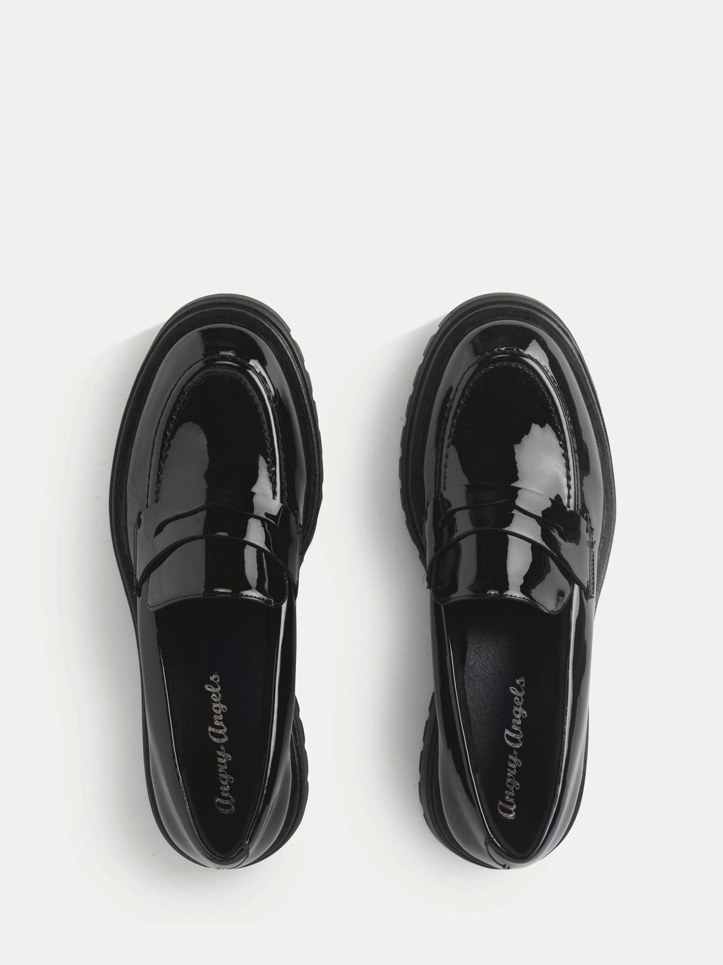 Start Rite Black Patent Paris Slip On Loafer Style Angry Angels Shoes image 6