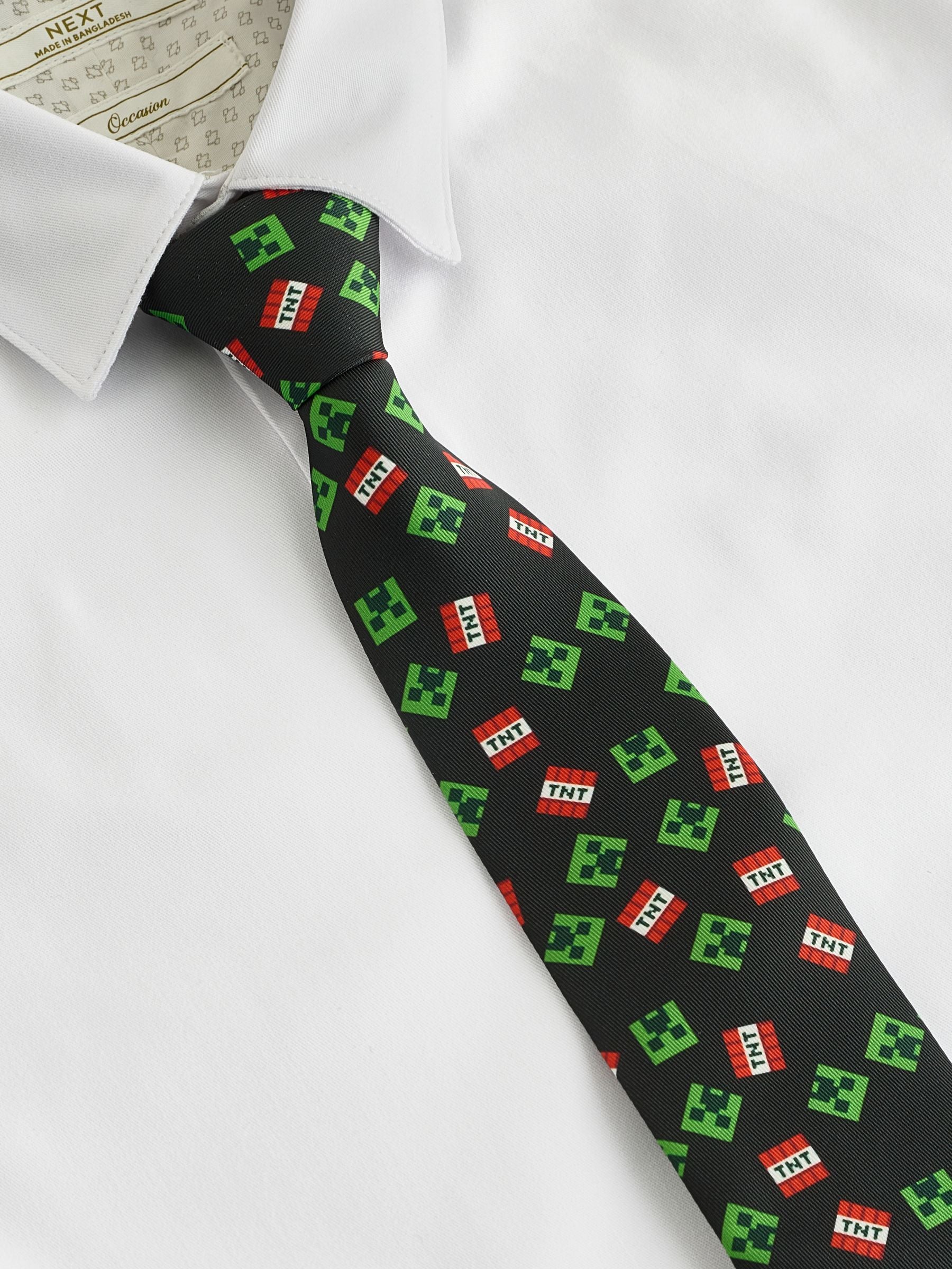 Dsiney Kidz - Black Minecraft Tie (3-13yrs) image 1