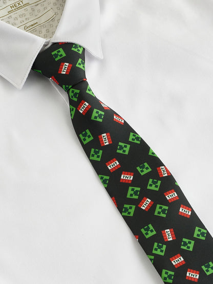 Dsiney Kidz - Black Minecraft Tie (3-13yrs) image 1