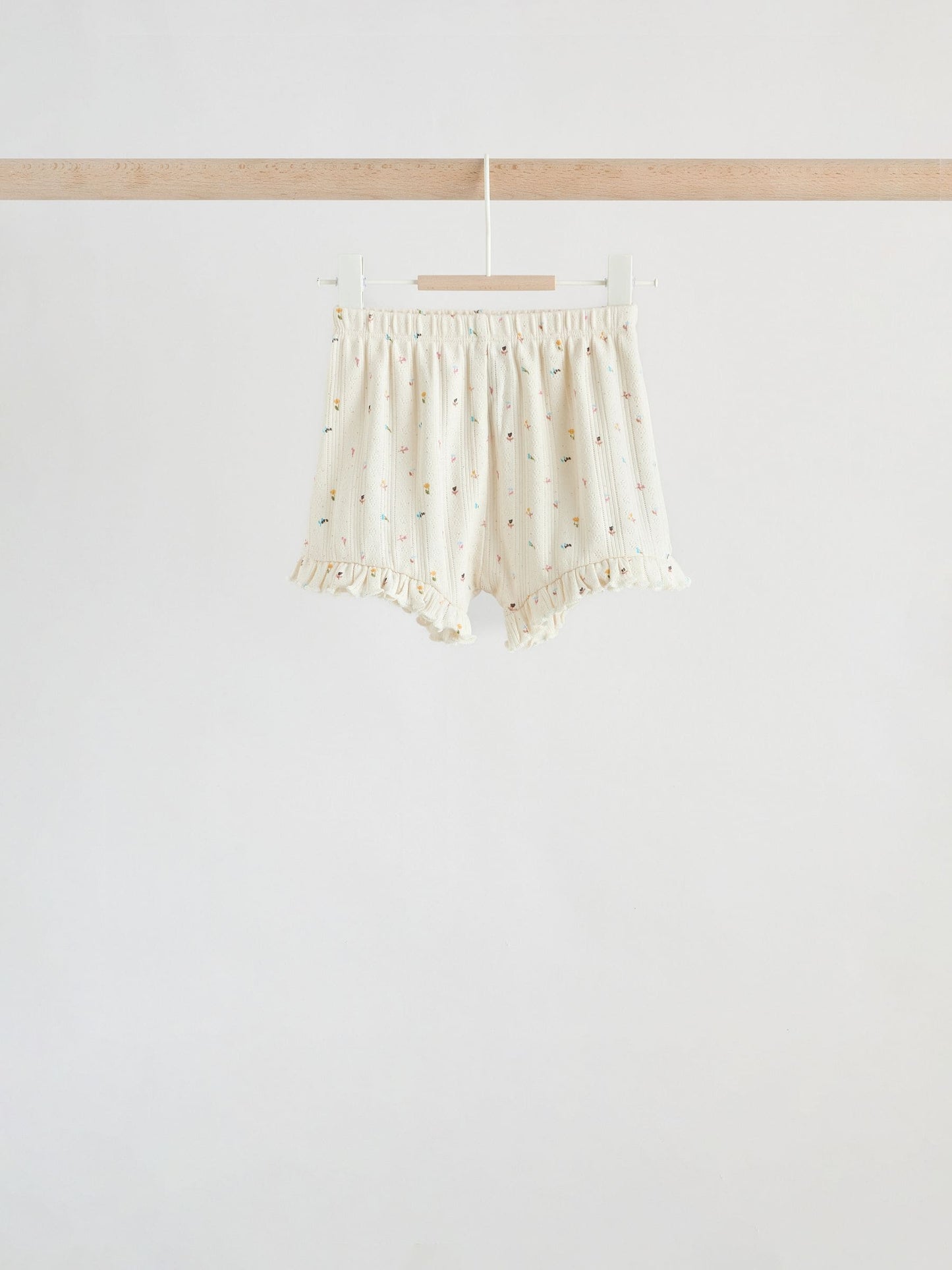 Purple Floral Short Sleeve Top and Shorts Baby Set 6 Piece (0mths-2yrs) image 5
