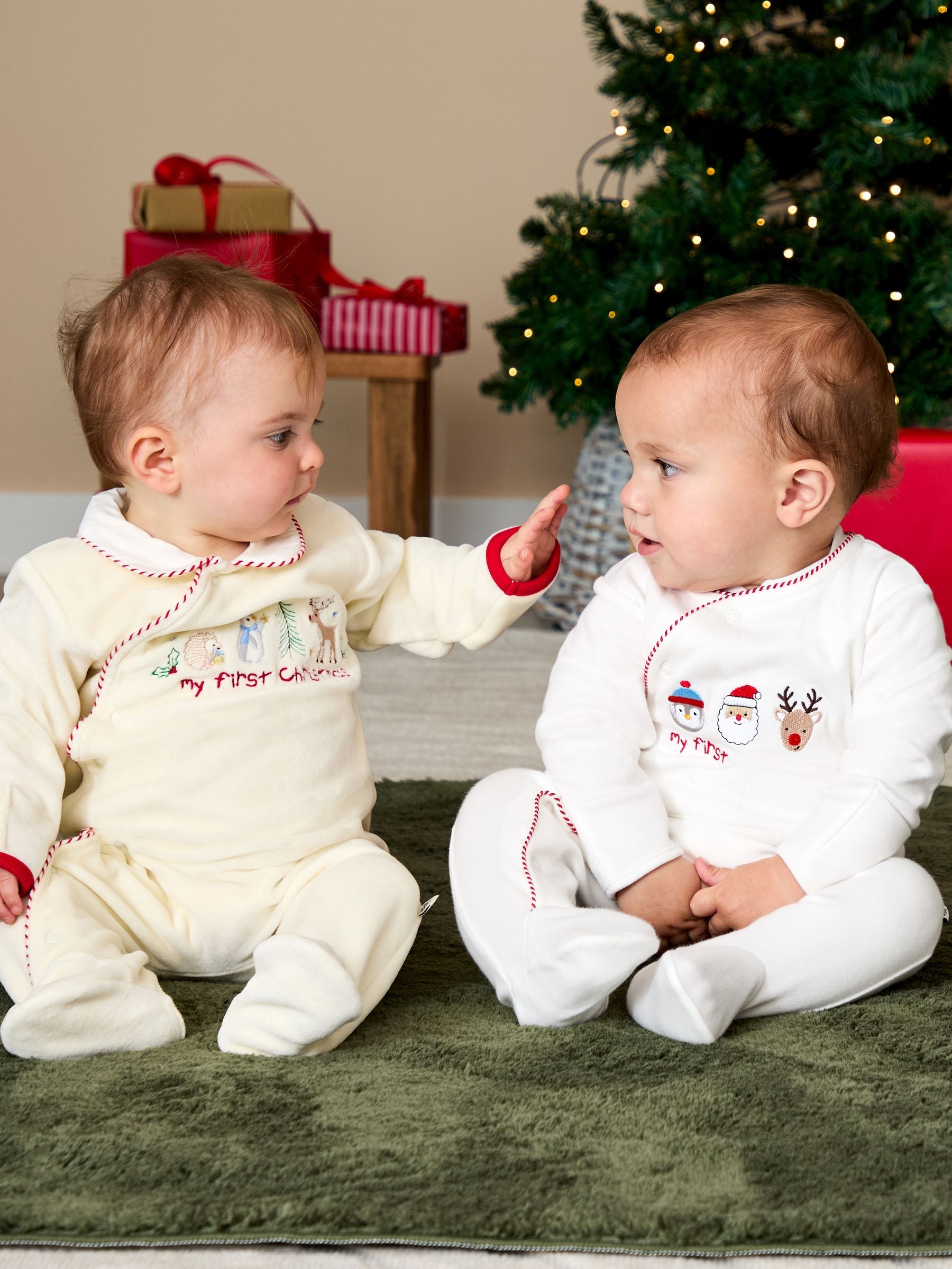JoJo Maman Bébé Cream My First Christmas All- In- One image 3