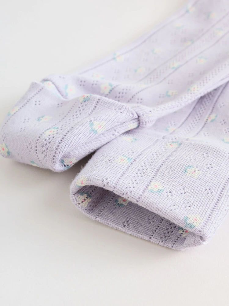 Lilac Purple Baby Sleepsuit 4 Pack (0mths-2yrs)