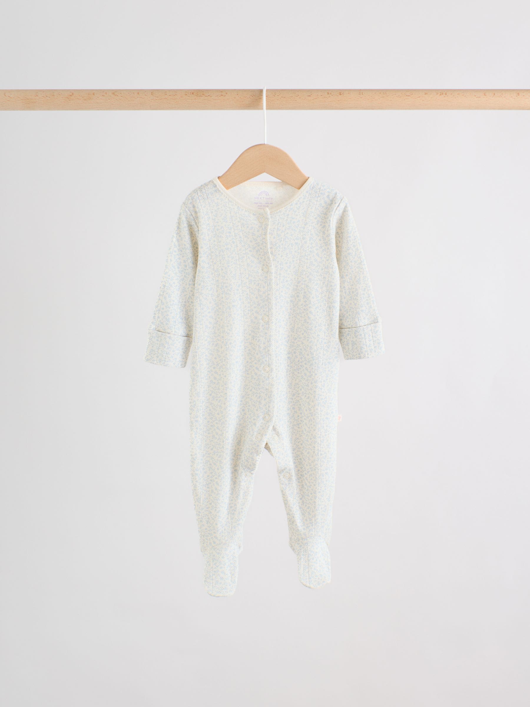 Lilac Purple Baby Sleepsuit 4 Pack (0mths-2yrs) image 4