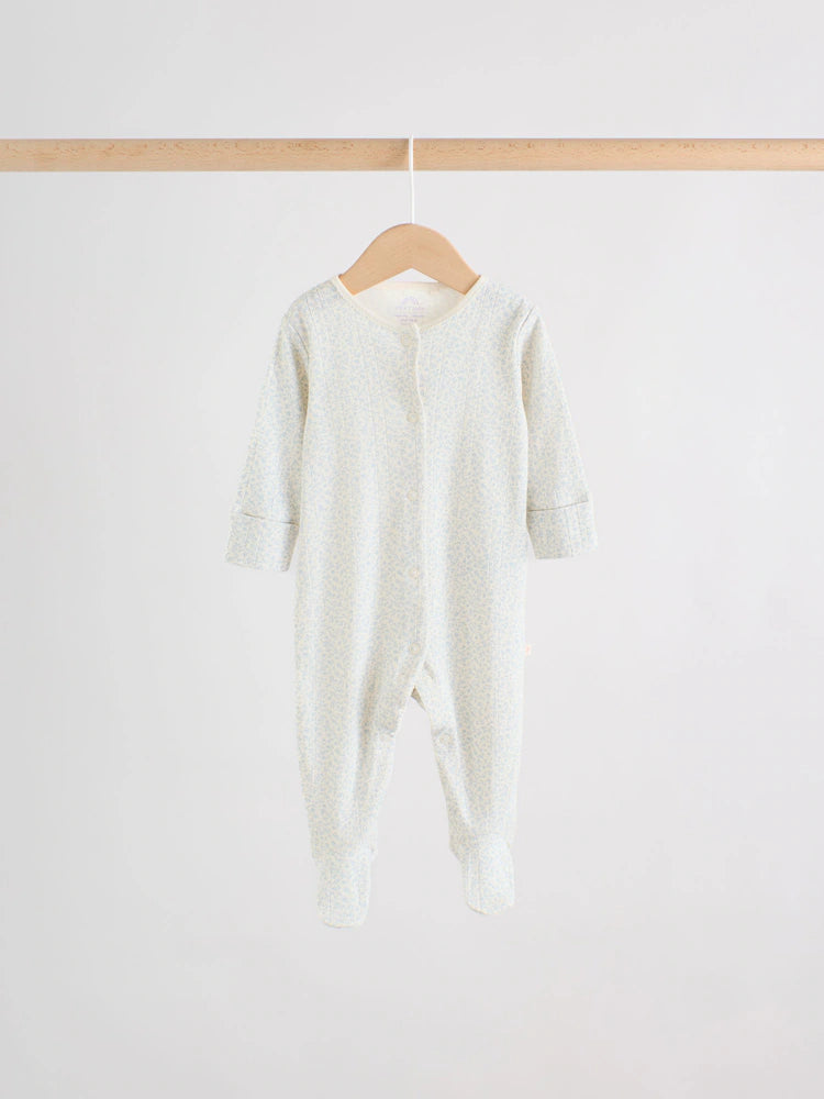 Lilac Purple Baby Sleepsuit 4 Pack (0mths-2yrs)