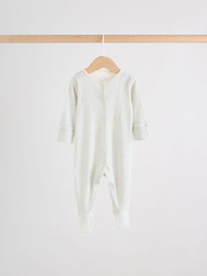 Lilac Purple Baby Sleepsuit 4 Pack (0mths-2yrs) image 4