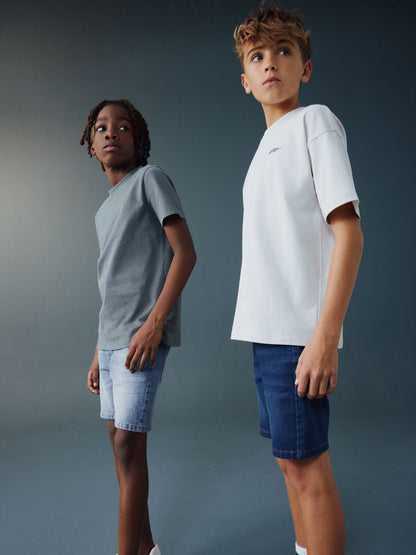 Dsiney Kidz - Dark Blue 2 Pack Denim Shorts (3-16yrs) image 3