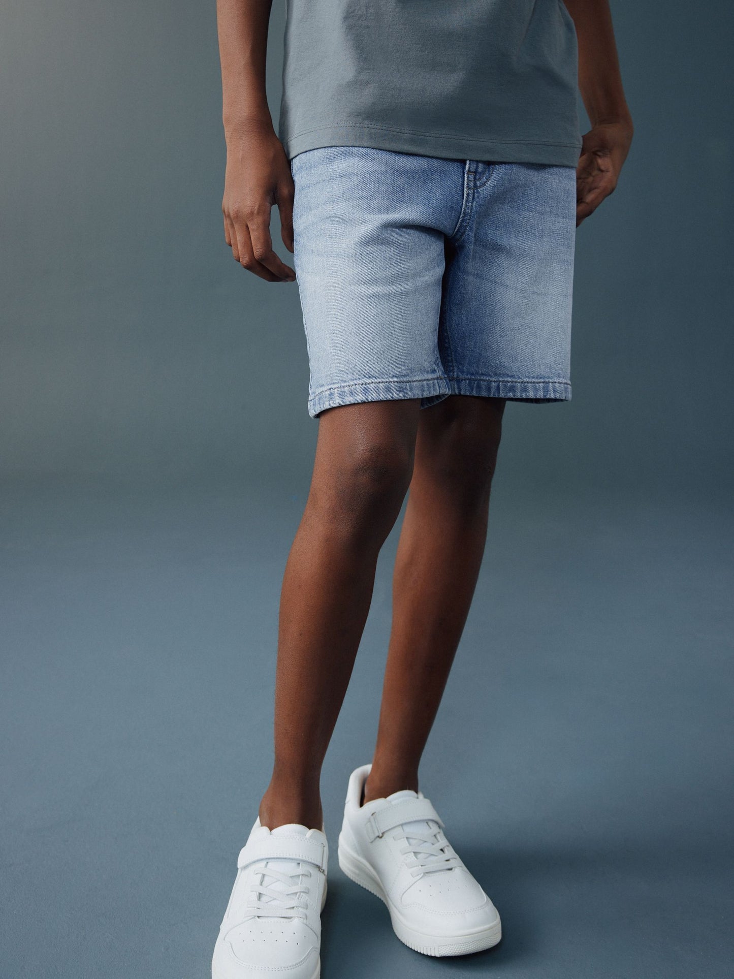 Dsiney Kidz - Dark Blue 2 Pack Denim Shorts (3-16yrs) image 4