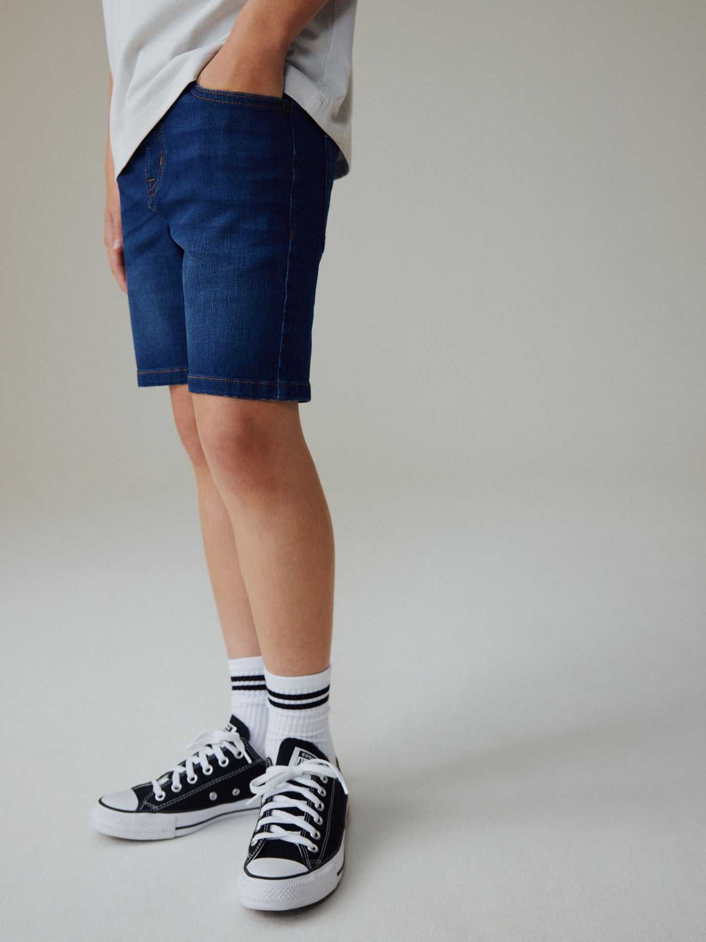 Dsiney Kidz - Dark Blue 2 Pack Denim Shorts (3-16yrs) image 5
