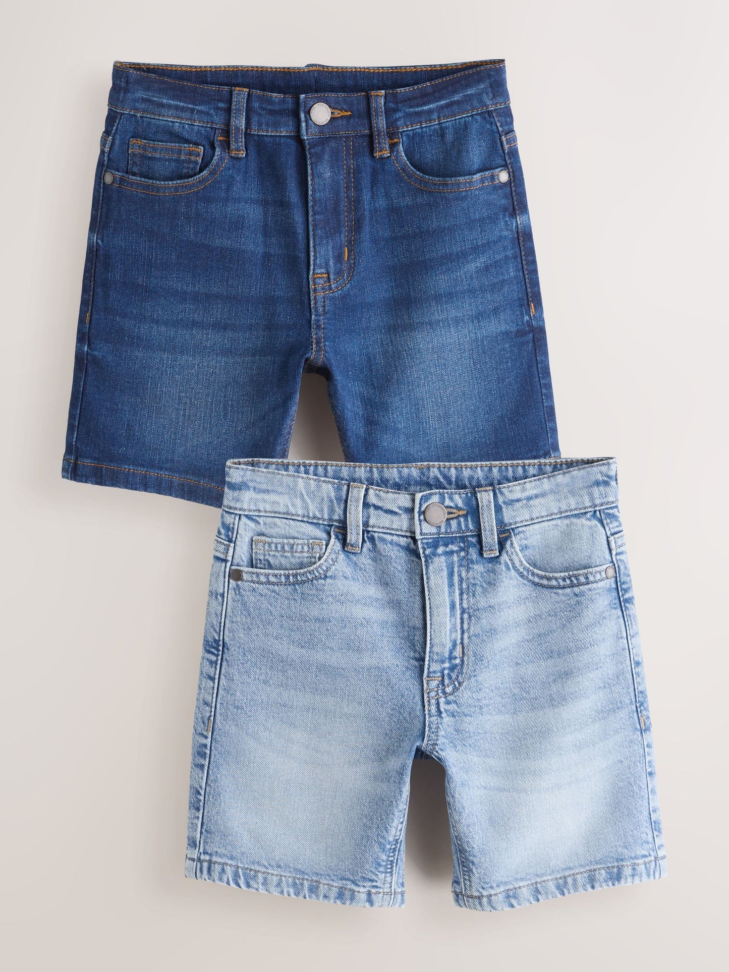 Dsiney Kidz - Dark Blue 2 Pack Denim Shorts (3-16yrs) image 6