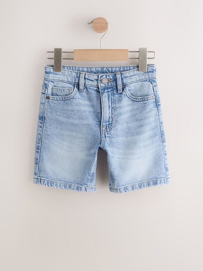 Dsiney Kidz - Dark Blue 2 Pack Denim Shorts (3-16yrs) image 7