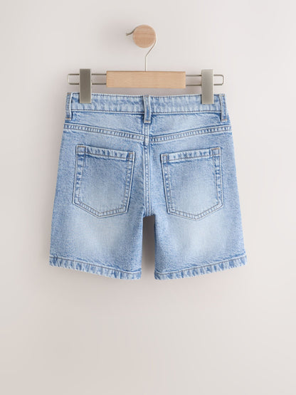 Dsiney Kidz - Dark Blue 2 Pack Denim Shorts (3-16yrs) image 8