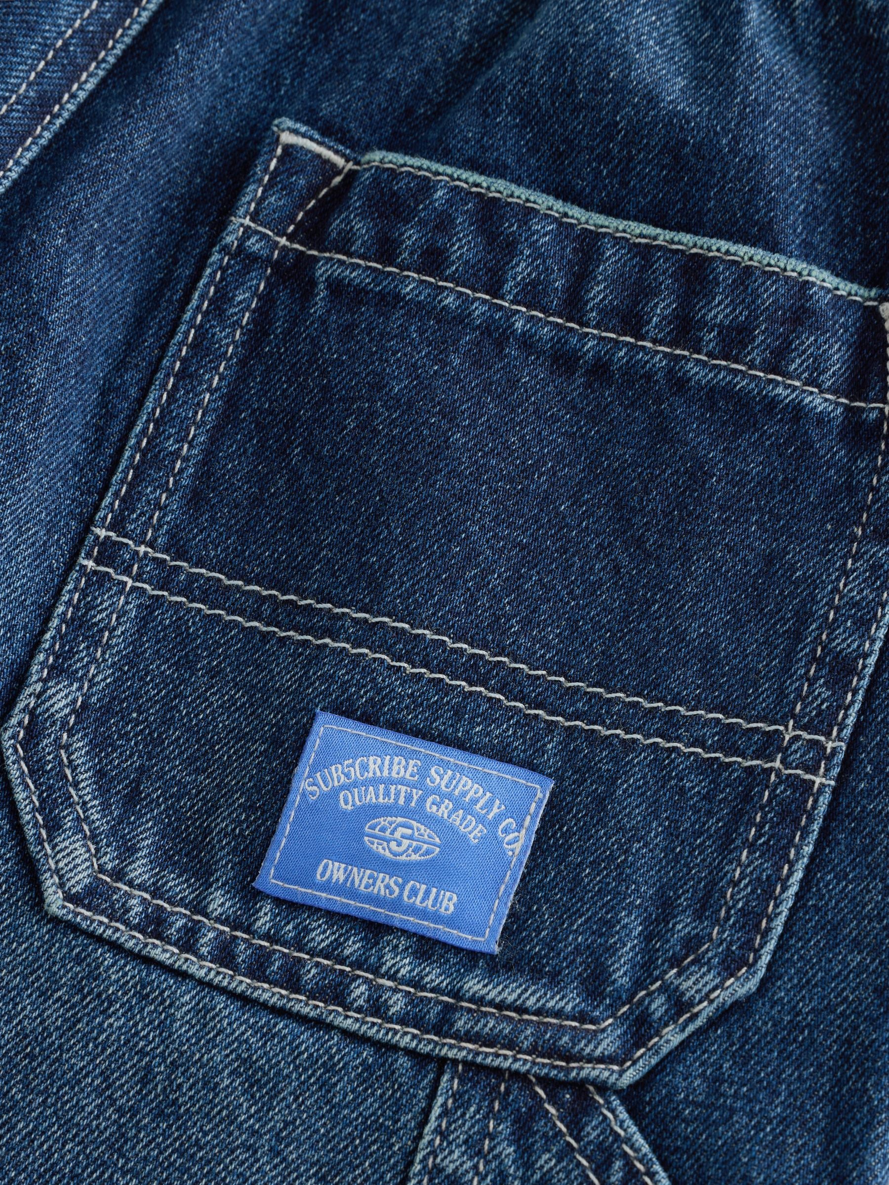 Dsiney Kidz - Mid Blue Carpenter Denim Shorts (3-16yrs) image 9