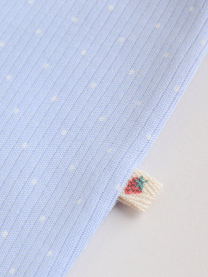 Blue Baby Strawberry Sleepsuit 3 Pack (0mths-3yrs) image 3