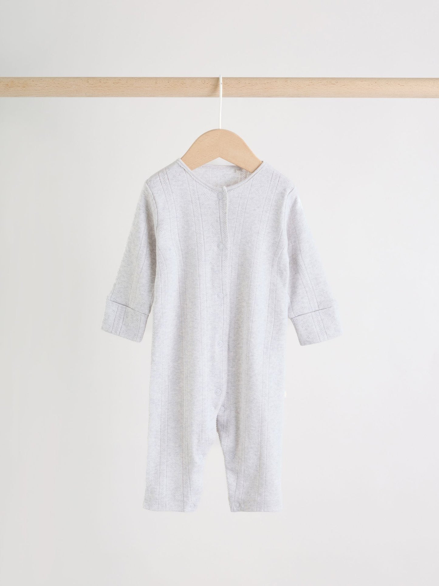 Pink Baby Sleepsuit 3 Pack (0mths-3yrs) image 3