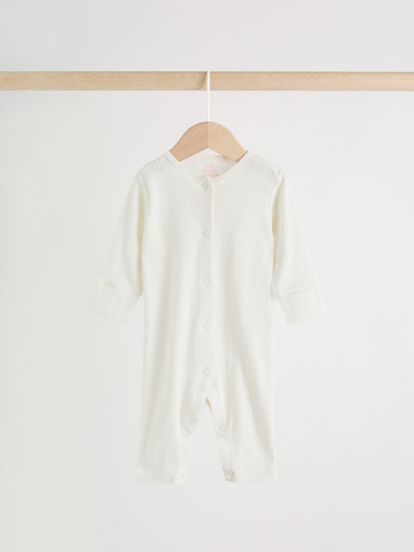 Pink Baby Sleepsuit 3 Pack (0mths-3yrs) image 4